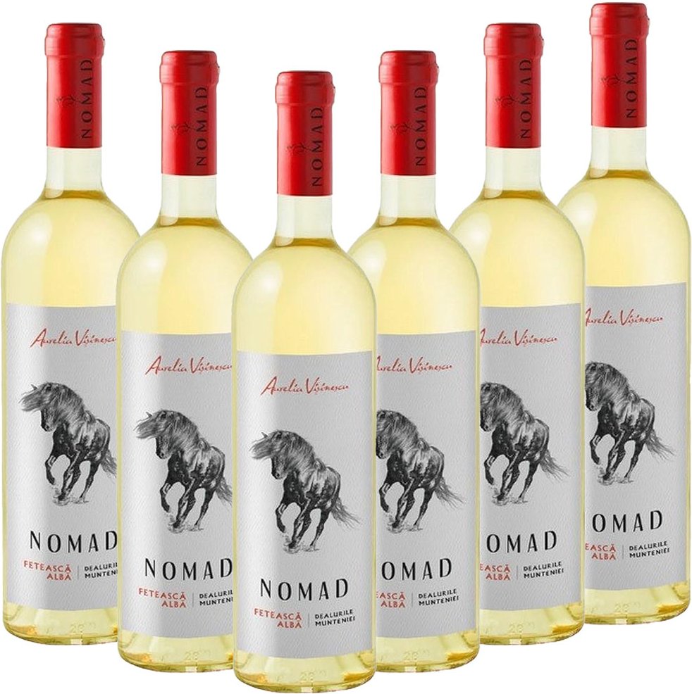 NOMAD Weiße Mädchentraube (Feteasca Alba) - 6er Karton