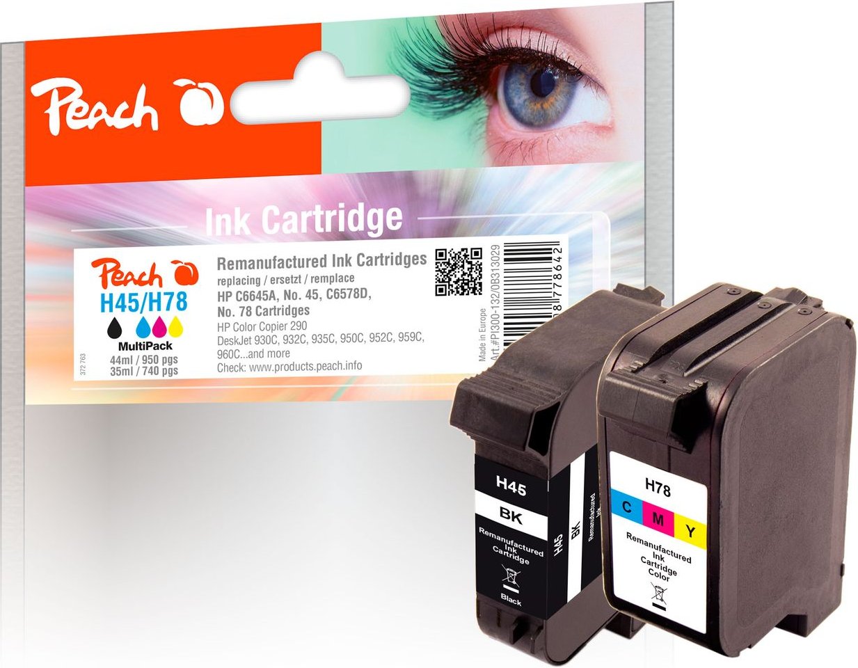 Spar Pack Druckköpfe ersetzt HP No. 45, No. 78