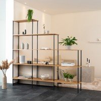 Regal INDU Oiled Oak -207 x 35 x 196 cm