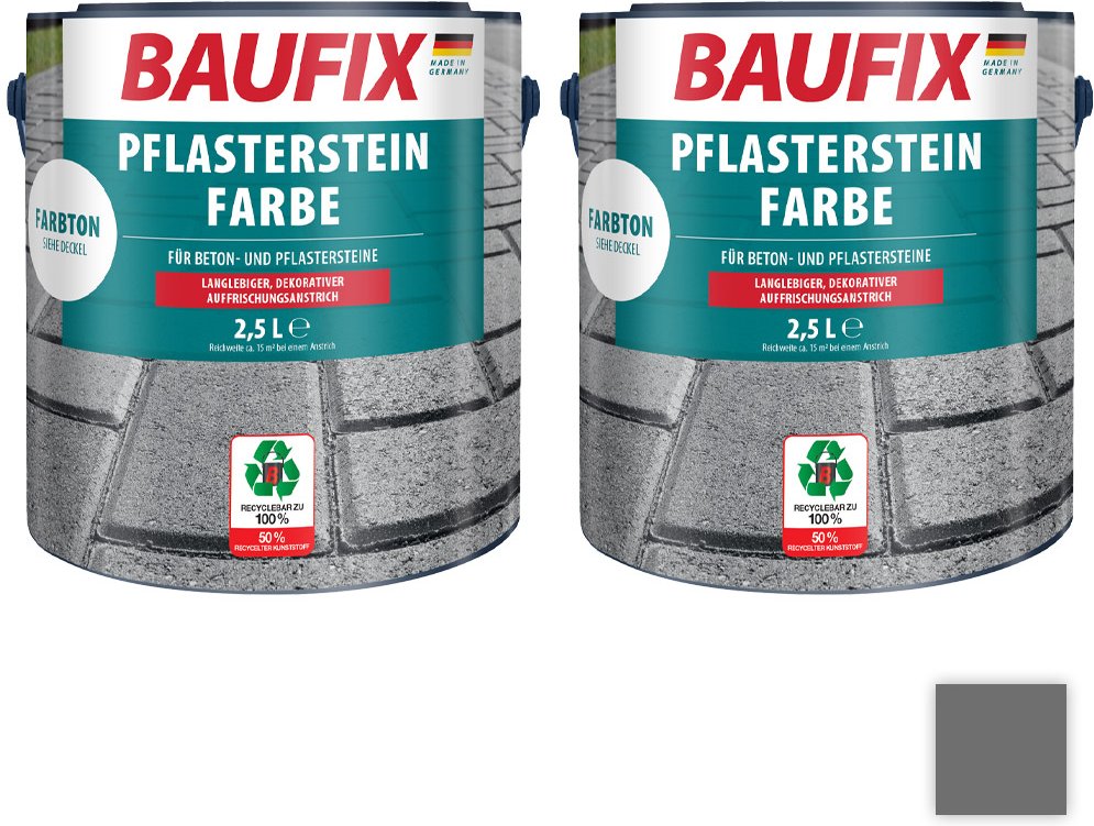 Pflasterstein-Farbe, Grau - 2er-Set