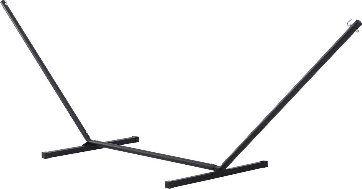 Hängemattengestell für Hängematten mit Haken Garten Strand Metall 360 x 92 x 115 cm bis 150 kg