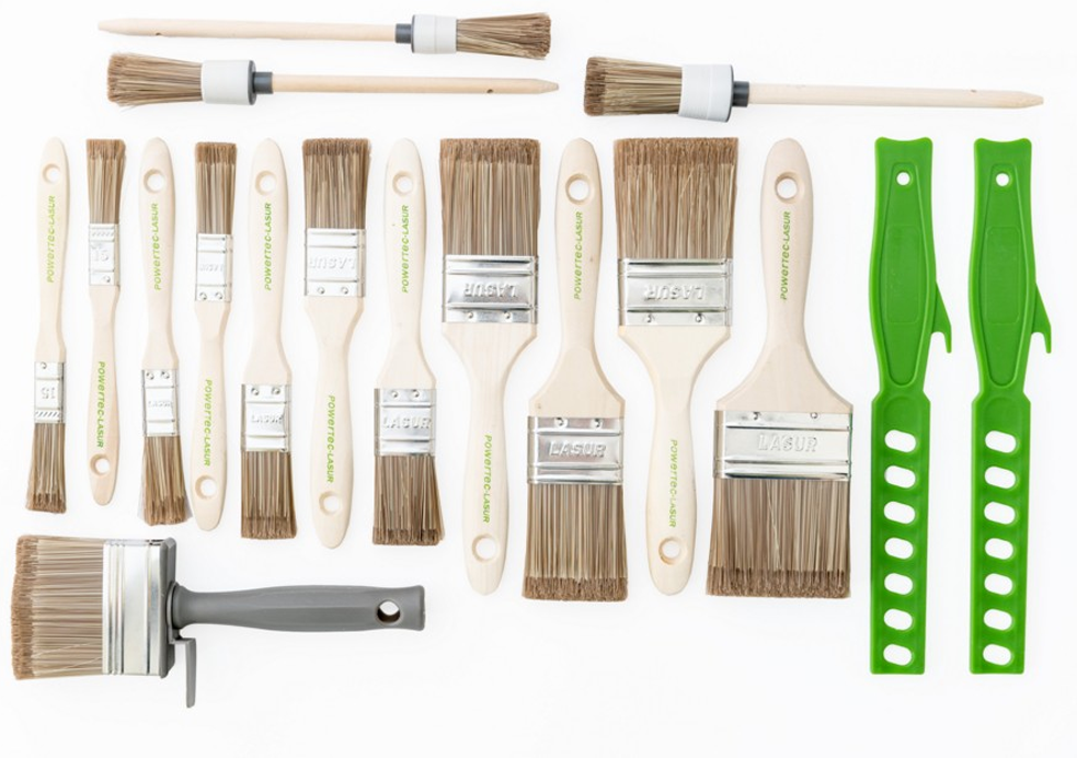 Pinsel-Set „Pro XXL“, Lasurpinsel - 17 tlg.