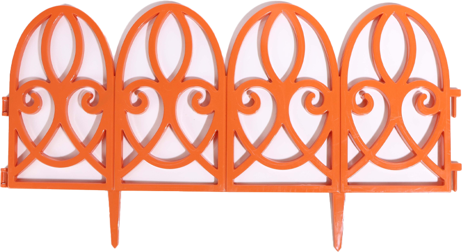 Gartenzaun 10er-Set aus PP, ca. 56 x 29,5 cm