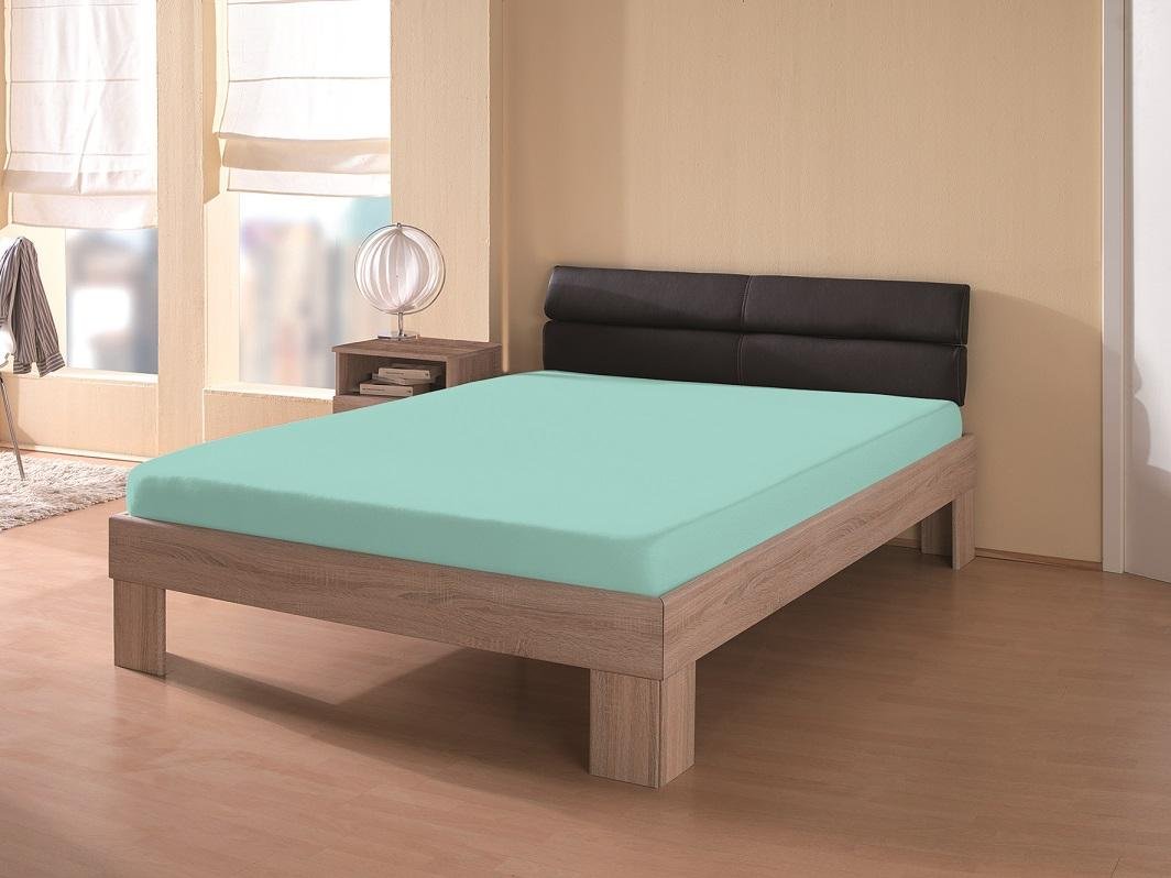 Jersey Spannbetttuch Premium ca. 90-100x200 cm, Mint