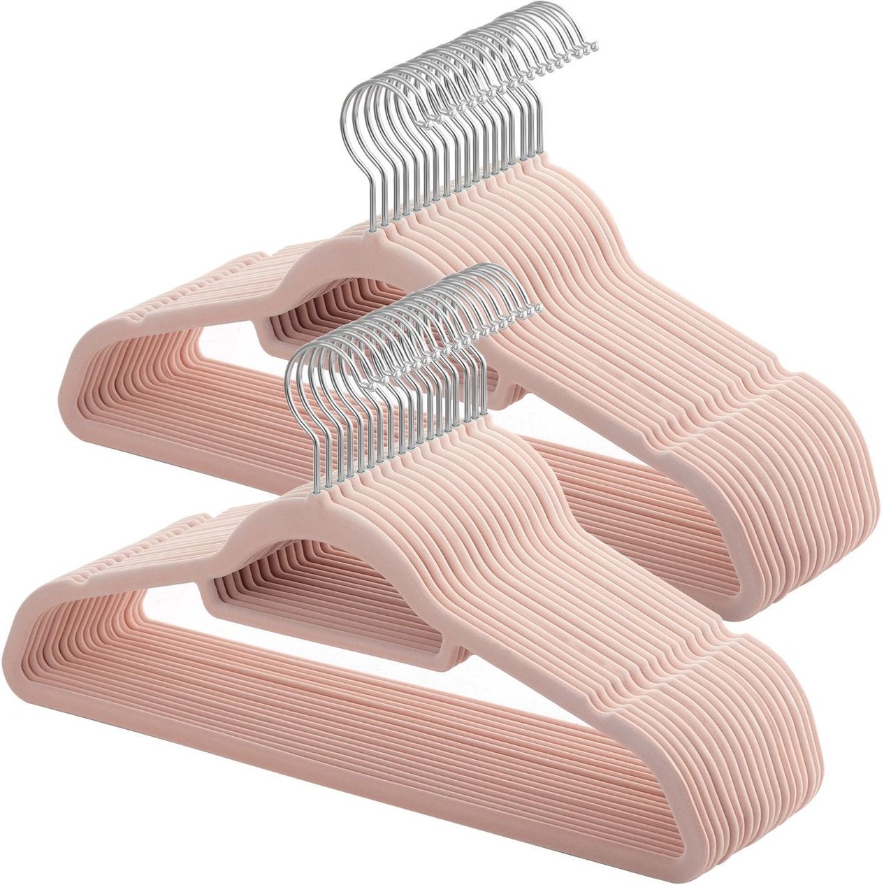 Kleiderbügel, 50 Stück, Anti-Rutsch