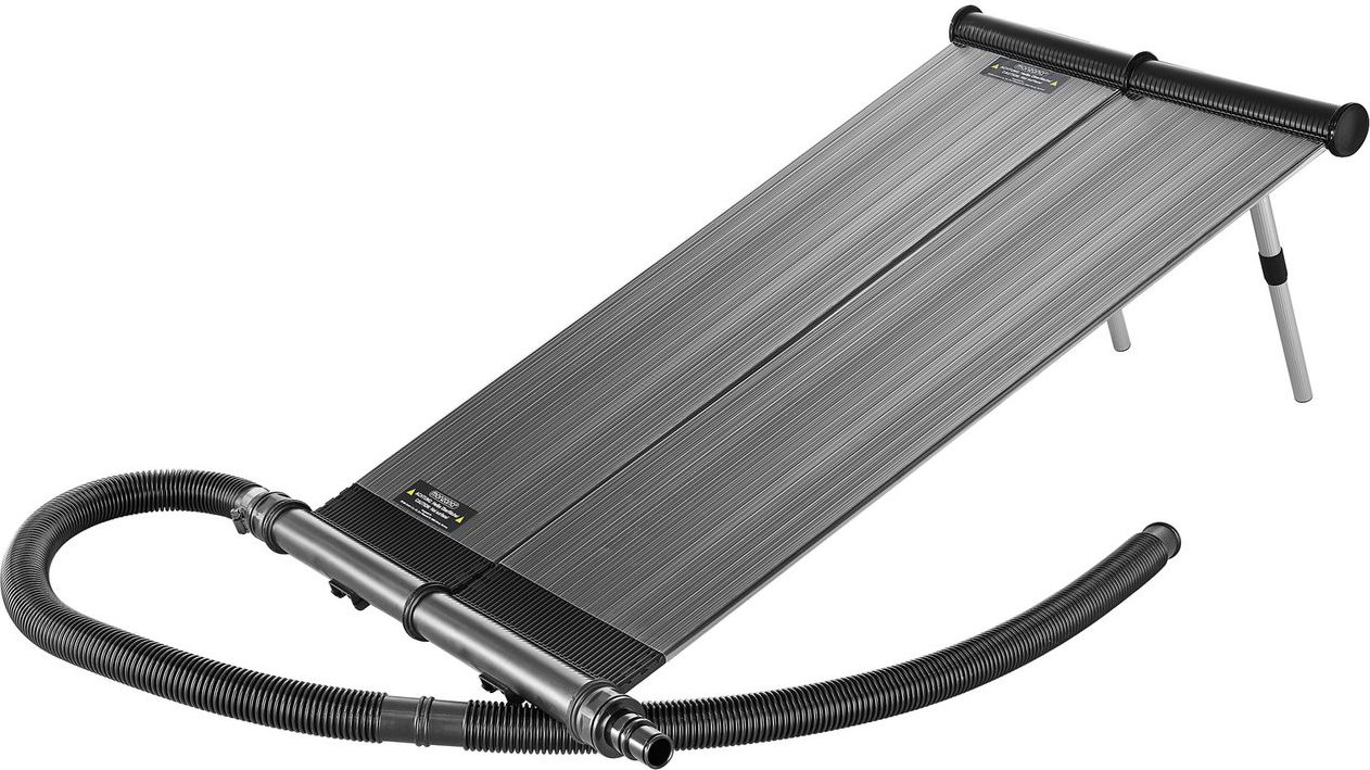 monzana Poolheizung Solar Anthrazit 116x66x6cm