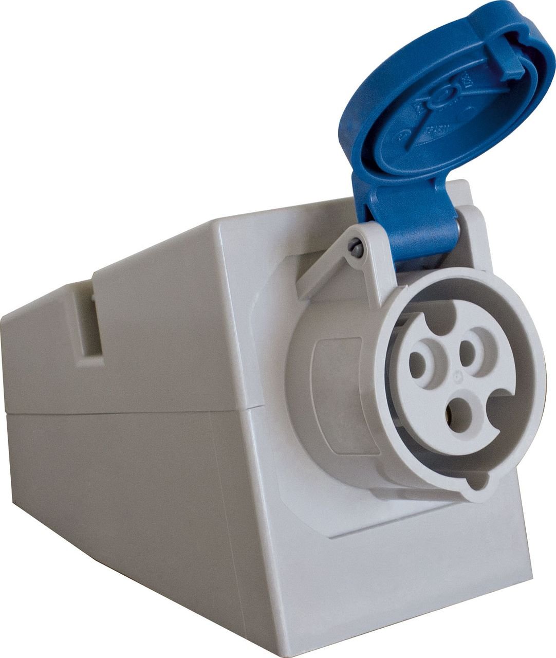 Camping CEE Wanddose 3-polig für Leitungen bis max. 2,5 mm² 230 V 16 A IP44