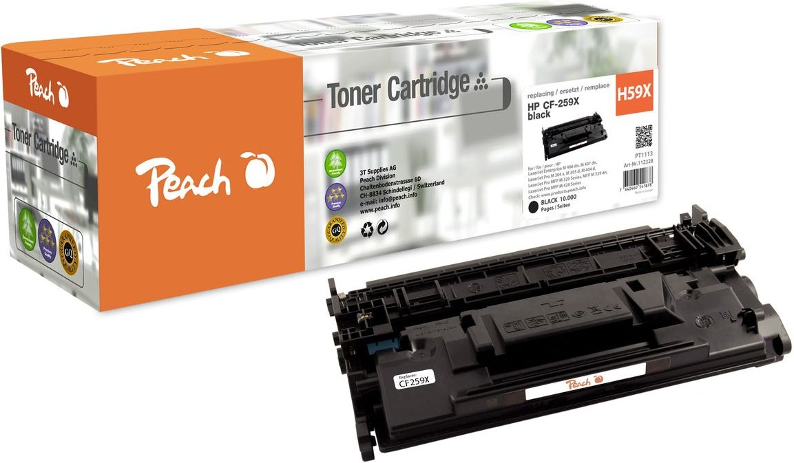 Tonermodul schwarz ersetzt HP No. 59X