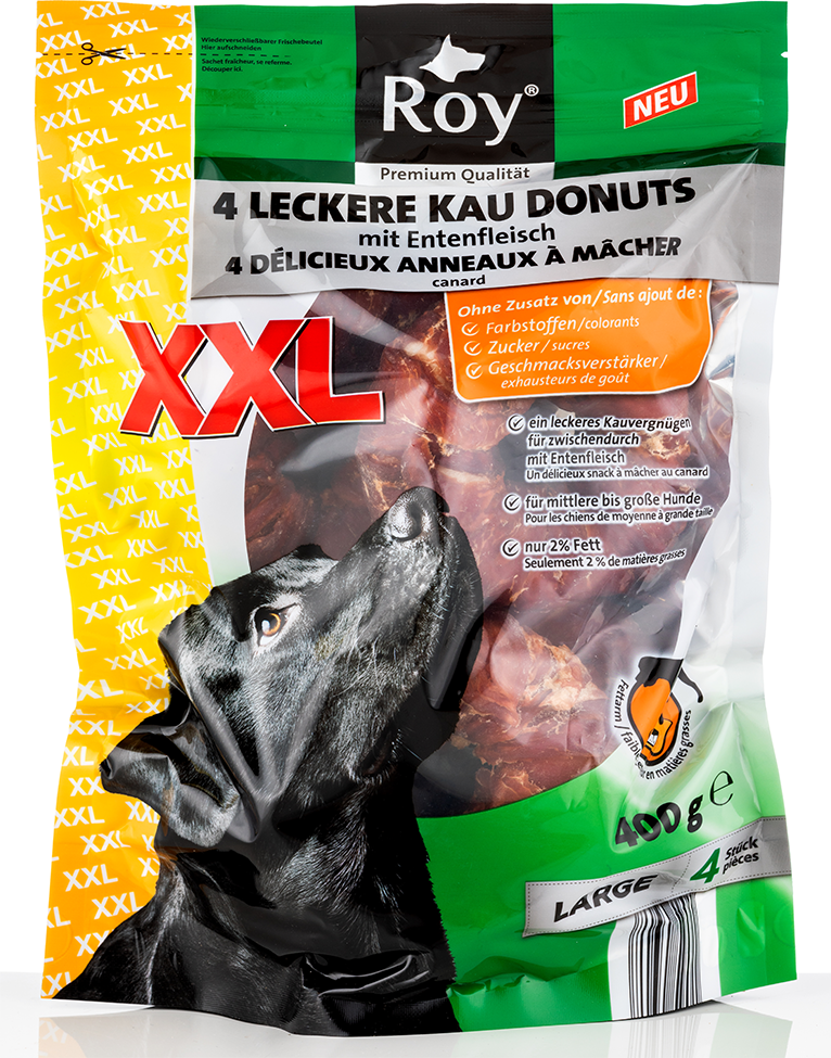 Donuts XXL - Large 4er-Pack - Mit Entenfleisch
