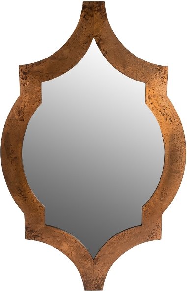 Spiegel "Titanic", mit Kupferrahmen