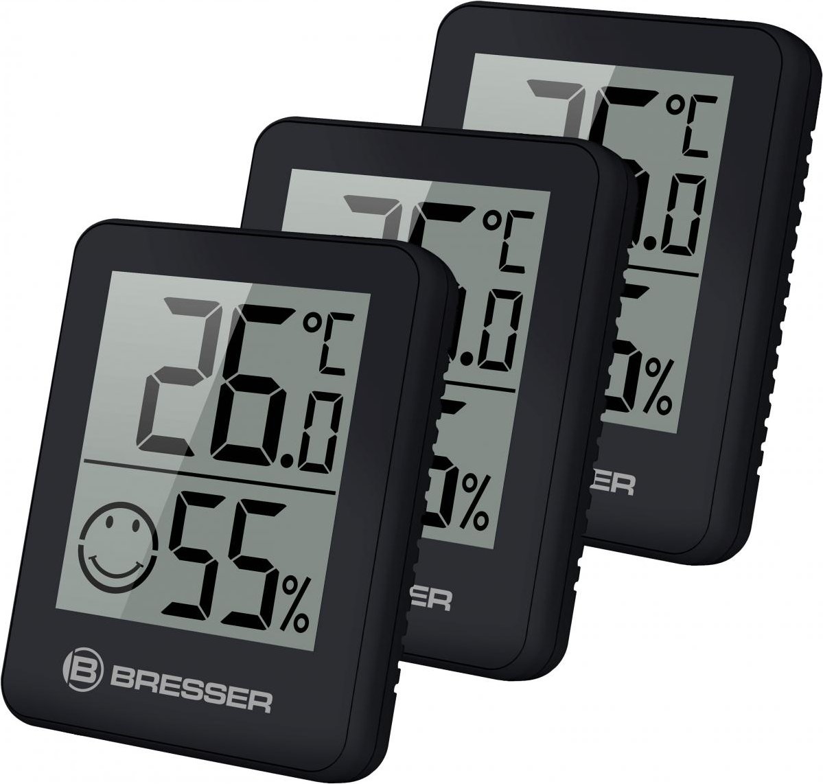 Temeo Hygro Indicator 3er Set schwarz