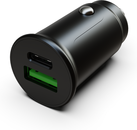 Kfz-Ladeadapter Lito USB-A + USB Typ-C, 27Watt