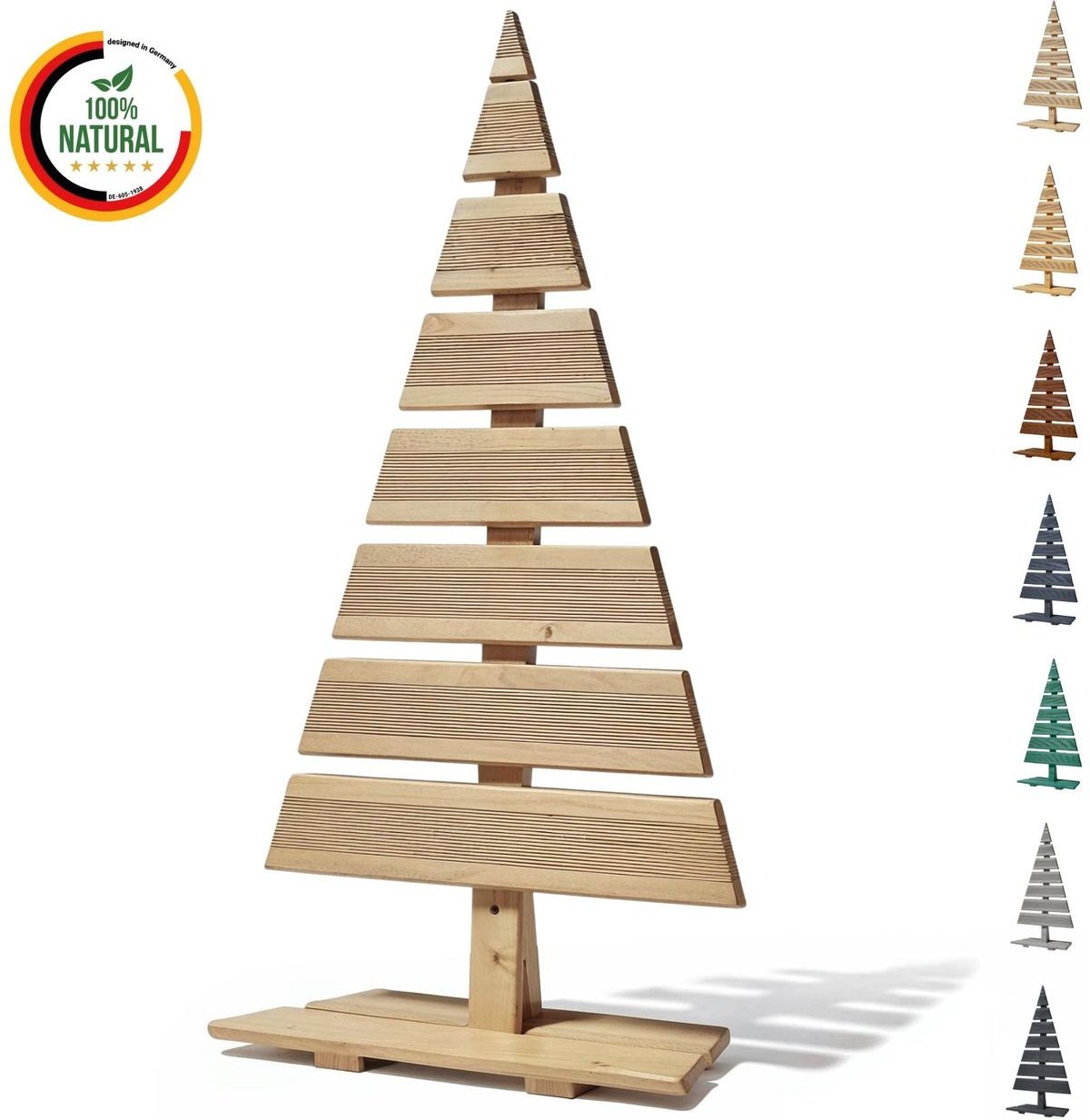 Weihnachtsdekoration 90cm Hoch Holz-Weihnachtsbaum Dekobaum Tannenbaum Unbehandelt