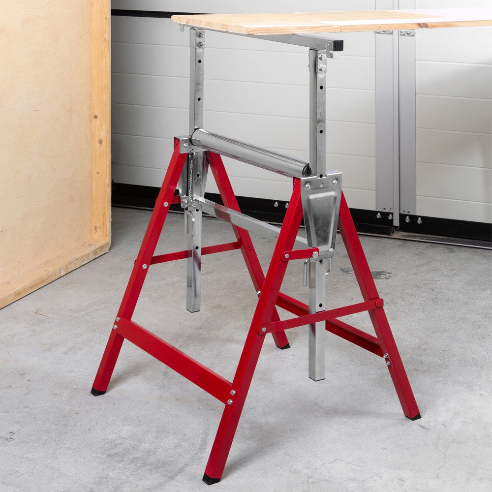 2 in 1 Rollen-/Arbeitsunterstellbock 2er-Set je Bock 150 kg Traglast