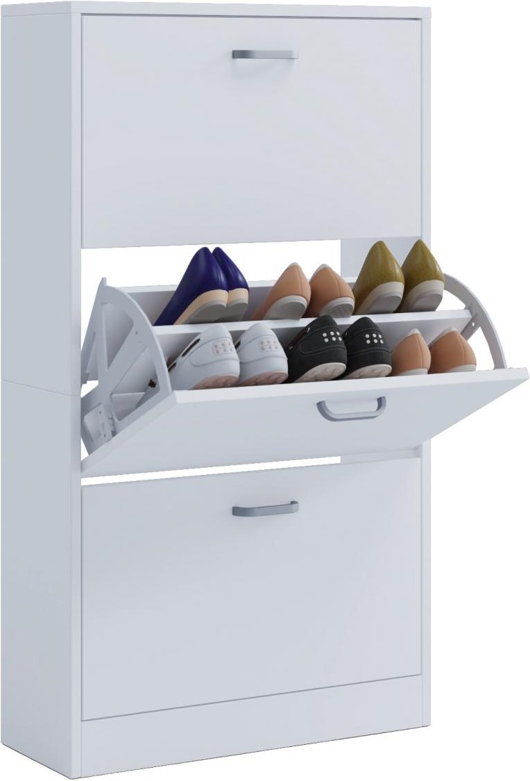 Schuhschrank „Zindos L“ weiß