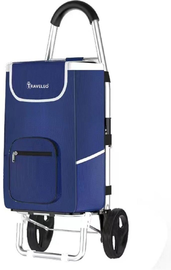 48 L Einkauf Trolley Einkaufswagen Shopping Trolley Tasche Aluminium Stabil