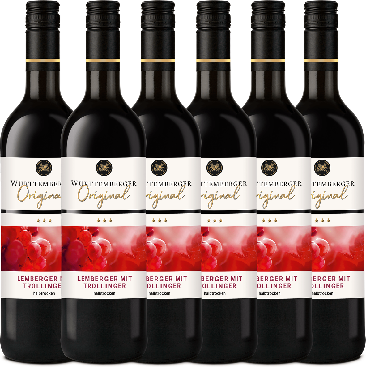 Thumbnail - Württemberger Original Lemberger mit Trollinger Qualitätswein 0,75L 6er Karton