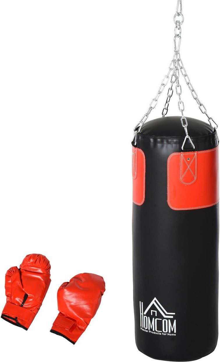 Box-Set Boxsack Hanging Boxing Heavy Bag mit Boxhandschuhe 16 KG