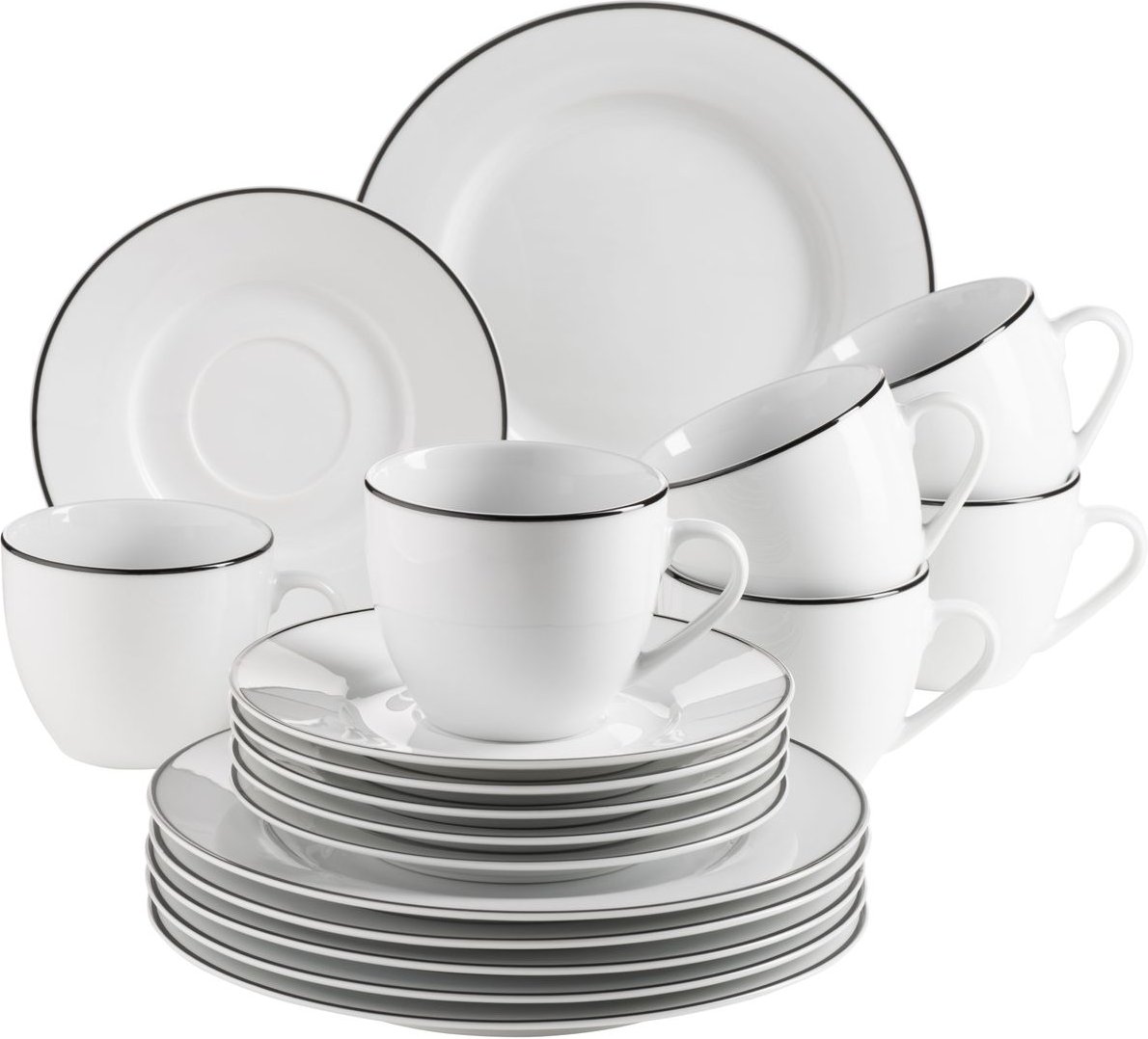 Serie NOLA, Kaffeeservice 18-tlg., Porzellan