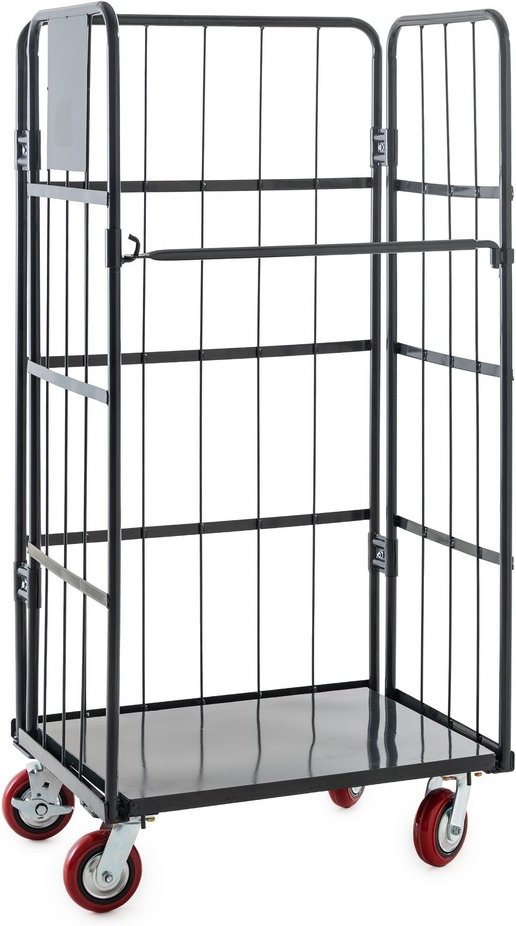 Rollbehälter mit 3 Seiten 84x 65x 170 cm 500kg