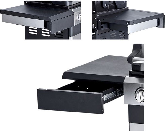 Schublade links für Gasgrill Party Art. 100333 und Supreme Art. 100444