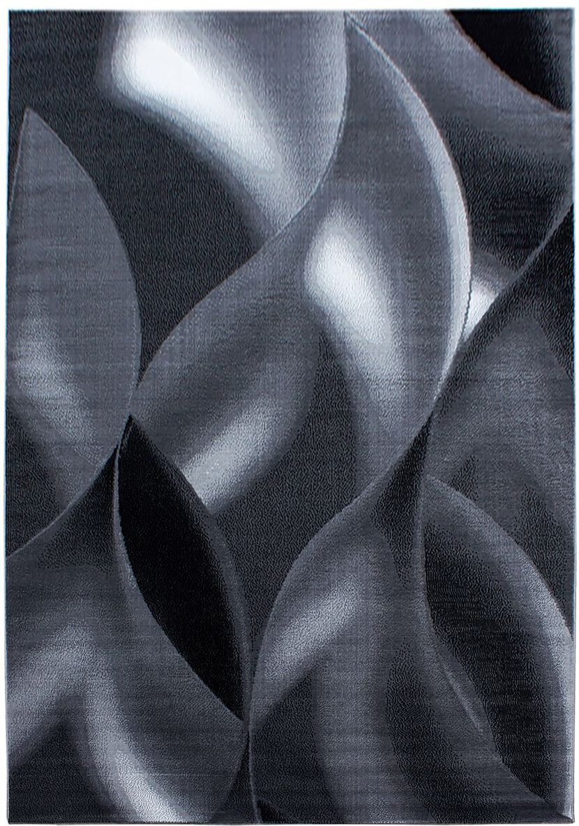 Teppich, PLUS 8008, BLACK, 200 x 290 cm
