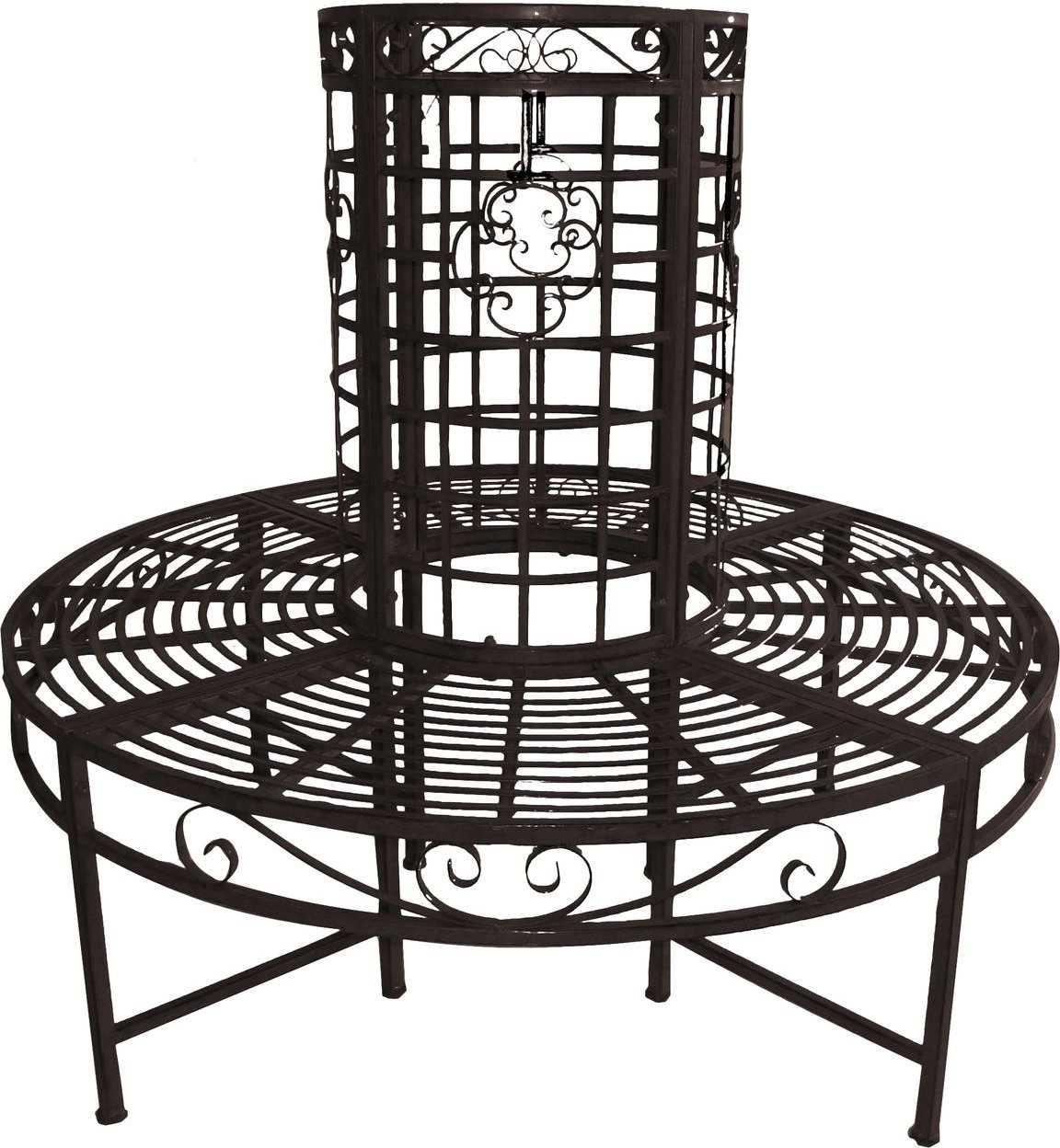 Baumbank LARISSA, schwarz