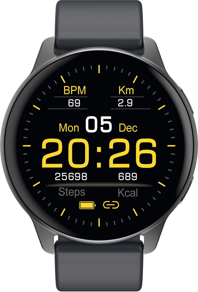 Fontastic Smartwatch Altis 1.50“ Display, schwarz