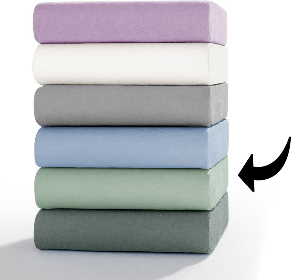 Mako-Fein-Jersey-Spannbetttuch - ca. 140 - 160 x 200 cm