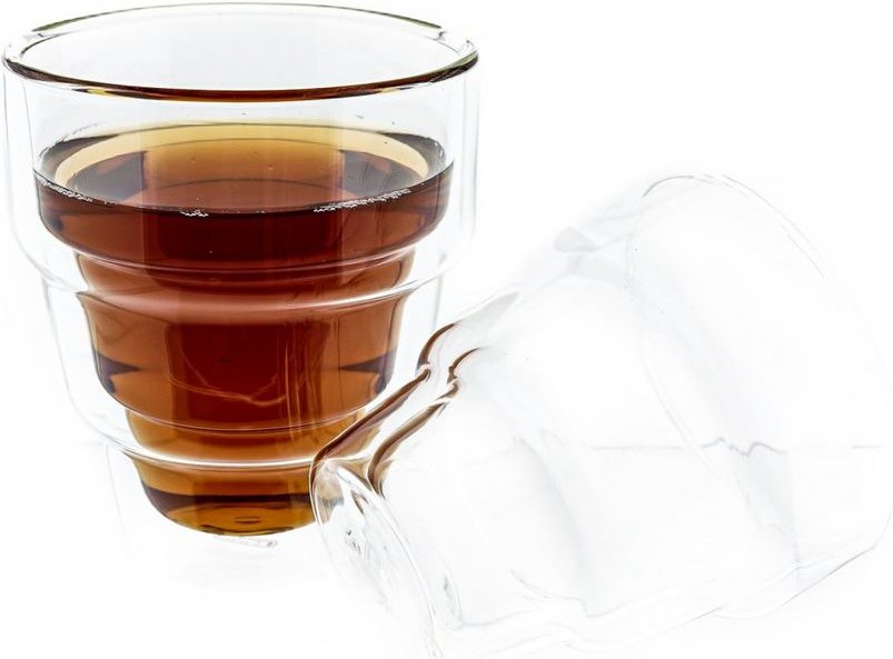 Thumbnail - Gläser-Set Dopplewandglas Hitzebeständig für Säfte, Tee, Kaffee - 250 ml