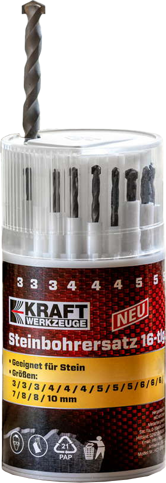 Steinbohrersatz - 16tlg.