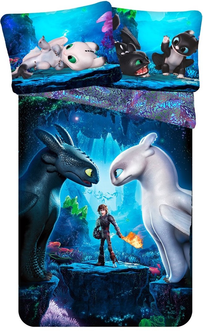 Dragon Baumwoll-Bettwäsche Set - 140×200 & 70×90 cm