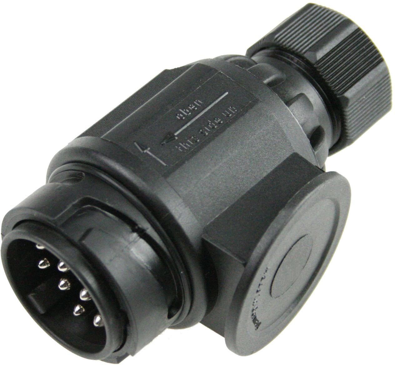 Thumbnail - Adapter Anhängerkupplung Stecker Schraubanschluss für Kabeldurchmesser 8,5-10 mm