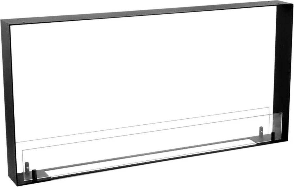 Foco Two 1000 Ultra Slim, 2-seitig sichtbar, 80 cm, 4 kW, bis 7 Std. Brenndauer