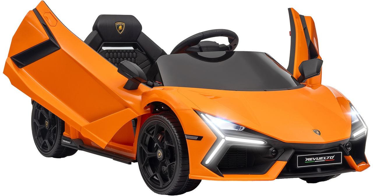 Thumbnail - AIYAPLAY Kinder Elektroauto 12V Kinderauto mit 2,4G Fernbedienung, Musik, Orange