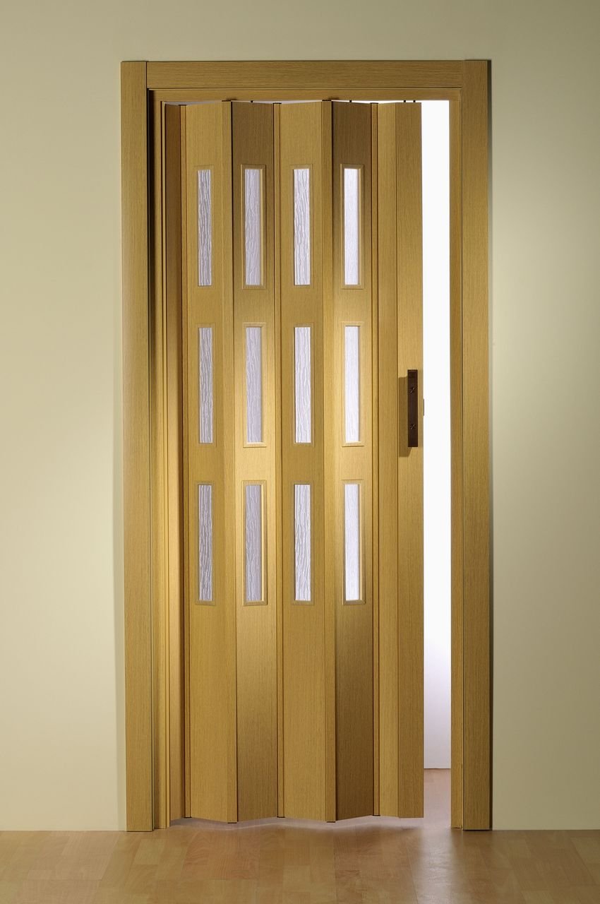 Luciana Falttür Eiche hell mit 3 Fenster