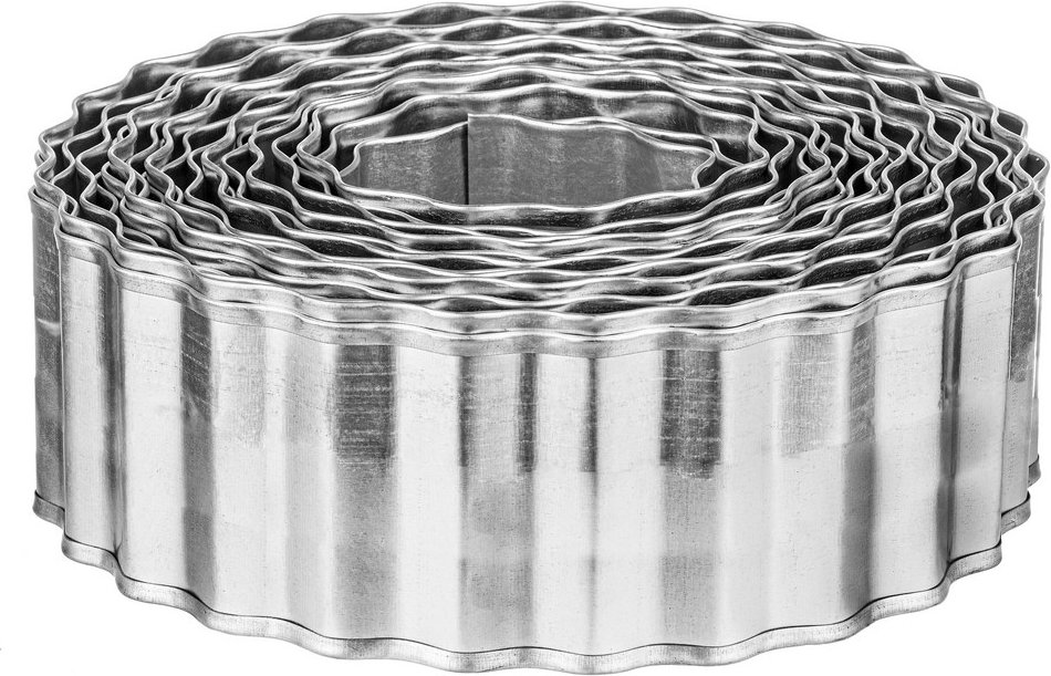 Rasenkantenband, ca. 9m x 15cm - Silber