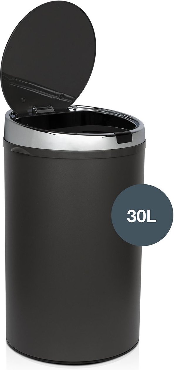 Sensor-Küchenabfalleimer 30L N°235 Dunkelgrau