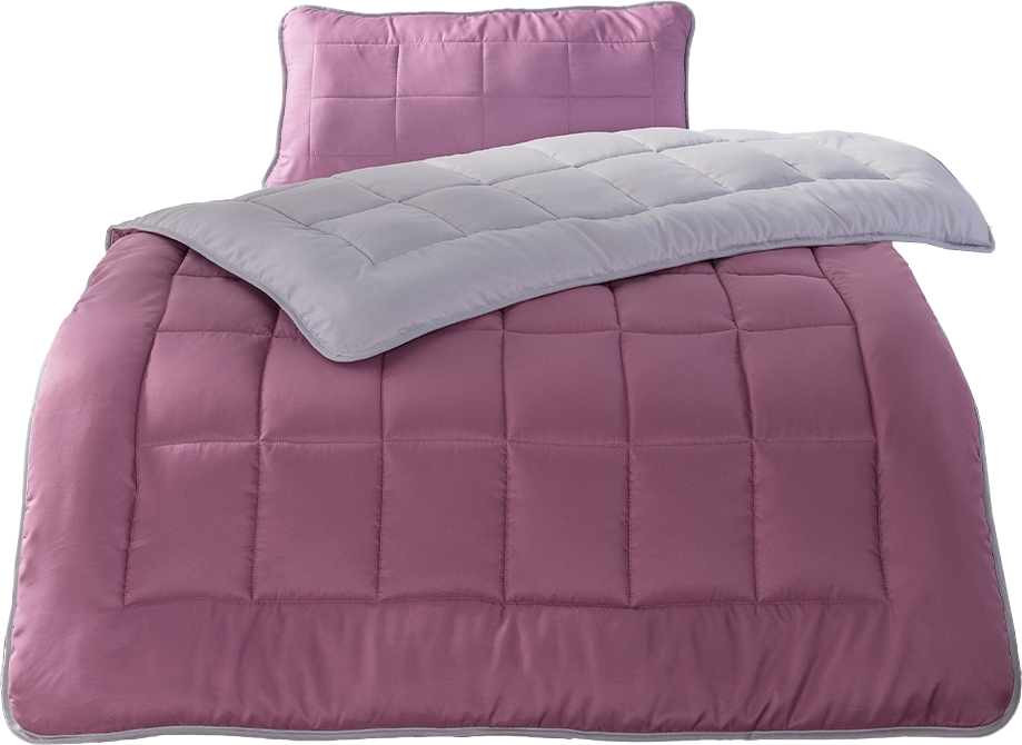 Wende Mikrofaser Betten Set 2 tlg. ca. 135x200/40x80 cm