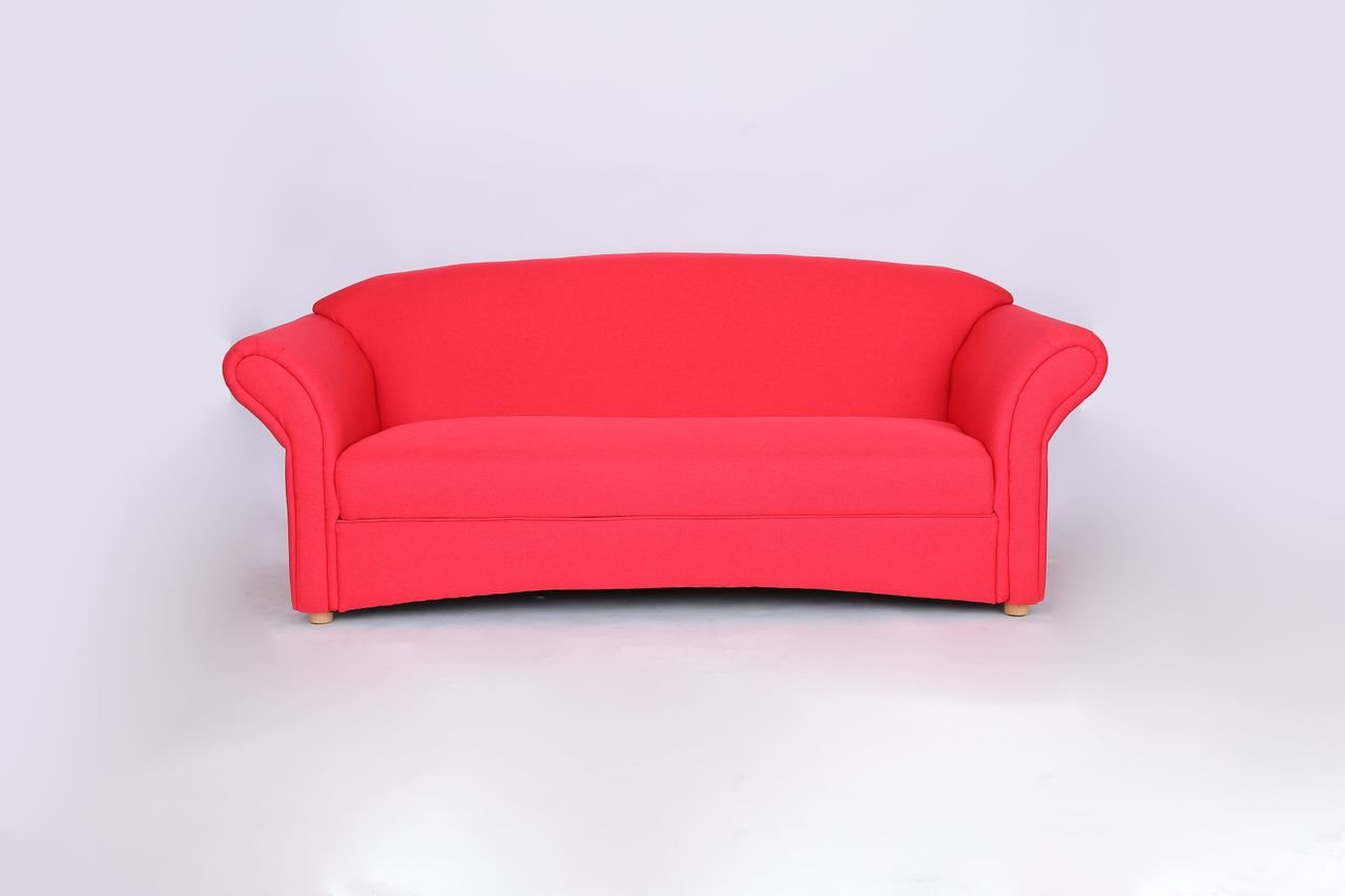 3-Sitzer Sofa Loretta, ca. 204 x 83 x 85 cm – Rosa