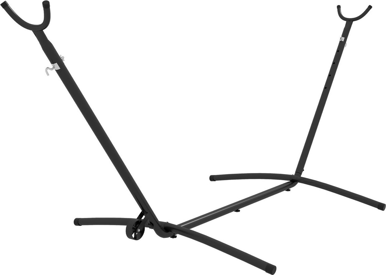 Outsunny Hängemattengestell Hängemattenständer mit Rollen, Tragetasche Stahl