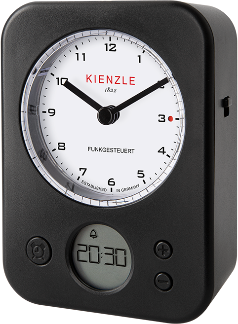 Funk-Wecker "LEIPZIG" mit Datums- und Temperaturanzeige
