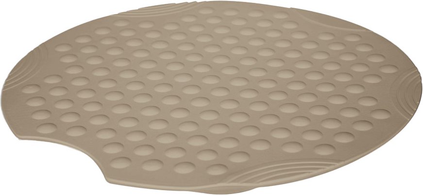 Duscheinlage Tecno ca. Ø 55 cm, beige, 100% TPE