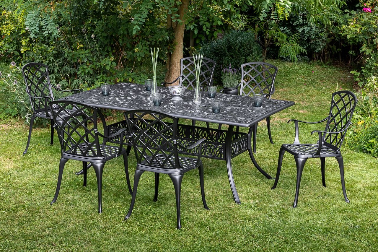 Rhodos Set 7tlg. Tisch 185x105cm
