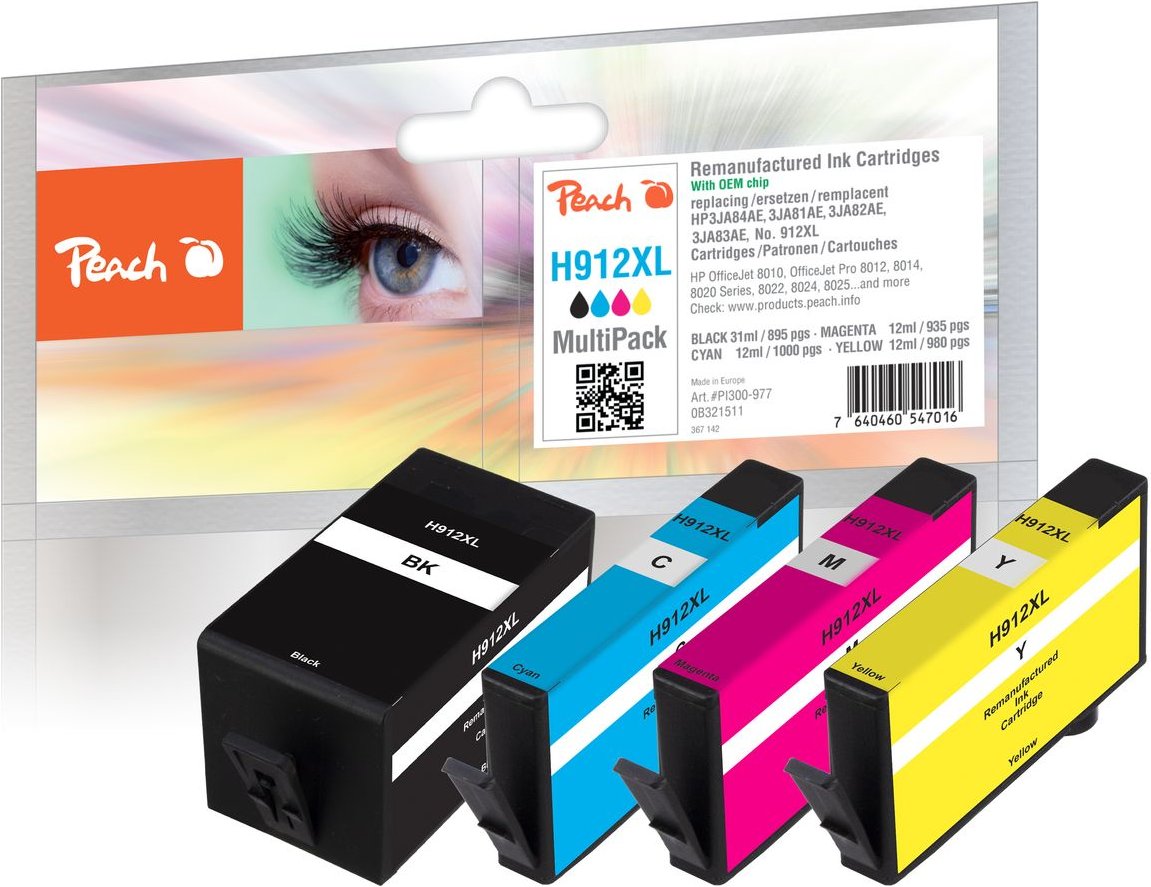 Spar Pack Tintenpatronen ersetzt HP No. 912XL