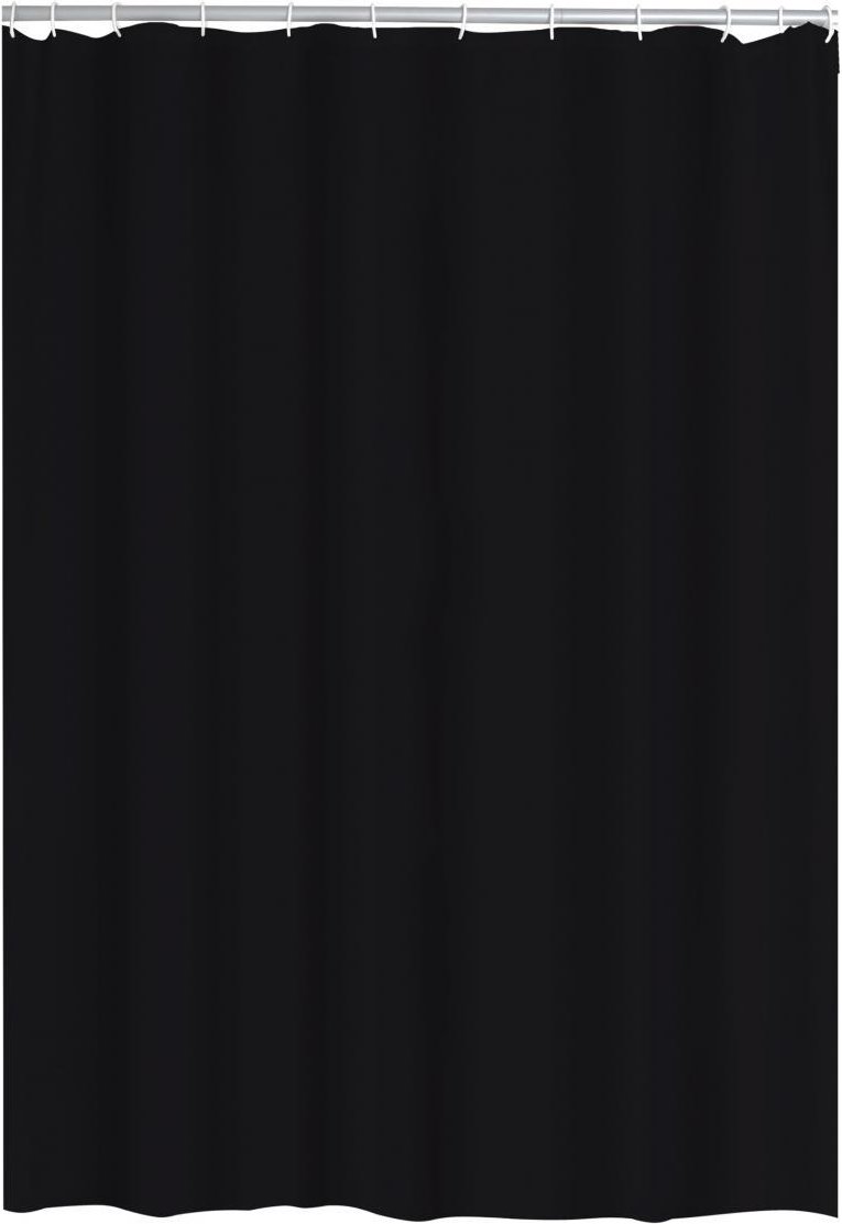 Duschvorhang Textil 180x200 cm Madison schwarz