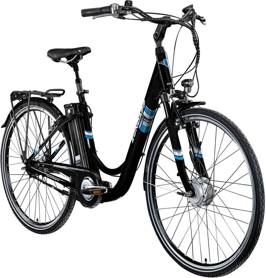 Thumbnail - Green 3.7 E Bike Damen 28 Zoll Pedelec 7 Gang Elektrofahrrad ab 150 cm Damenfahrrad retro Hollandrad