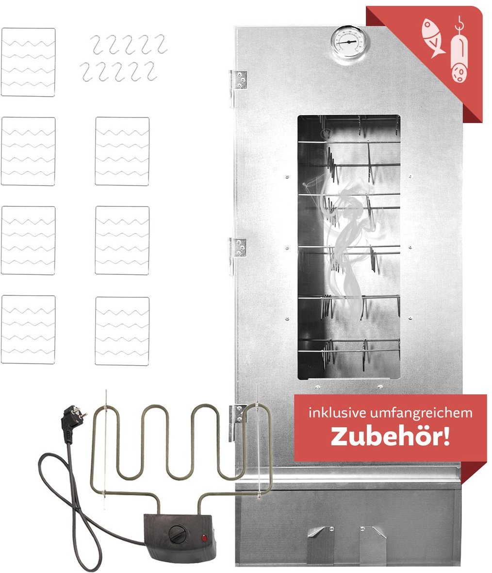 Räucherofen XL 110 cm hoch mit Heizspirale