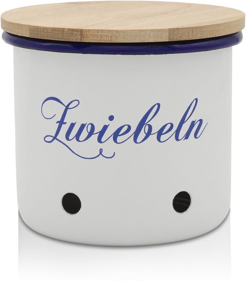 Thumbnail - Karl Krüger - Emaillierte Dose Husum für Zwiebeln, 12 cm