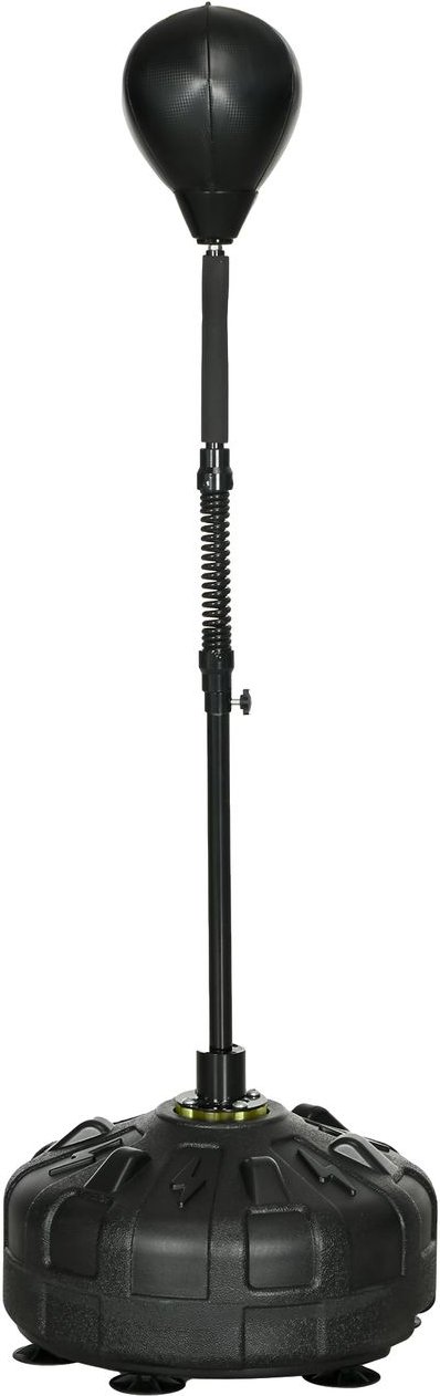 SPORTNOW Punchingball 145-180cm höhenverstellbarer Standbox-Trainer mit Saugnapf